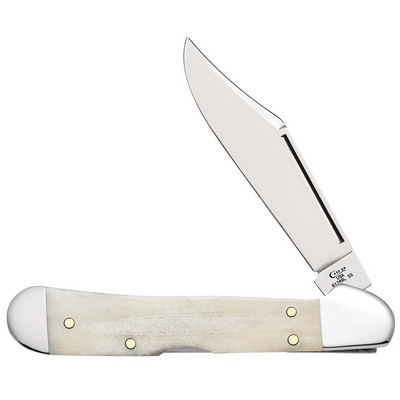 Smooth Natural Bone Mini CopperLock® Pocket Knife