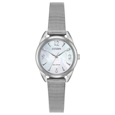 Citizen® Ladies' Drive Collection LTR Eco-Drive Stainless Steel W/ Mother of Pearl Dial Watch