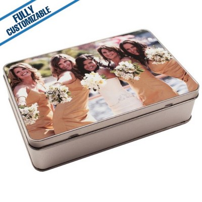 5.25X8" Metal Tin With Full Color Top