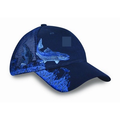 Camouflage Wildlife-Trout Mesh Cap