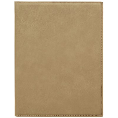 7" x 9" Portfolio with Notepad, Laserable Leatherette