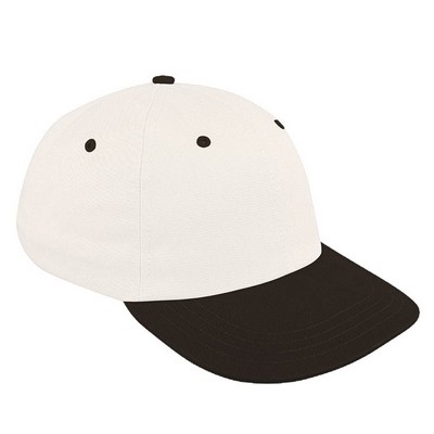 Two Tone Eyelets Brushed Velcro® Dad Cap