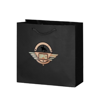 13x7x13'' Matt/Gloss 250GSM White Cardboard Gift Bag