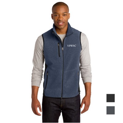 Port Authority® R-Tek Pro Fleece Full-Zip Embroidered Vest