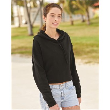 Independent Trading Co.® Women's Lightweight Cropped Hooded Sweatshirt