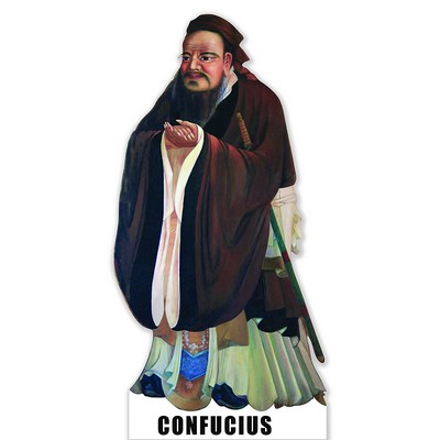 Confucius Cardboard Cutout Stand Up| Standee Picture Poster Photo Print 6' Tall
