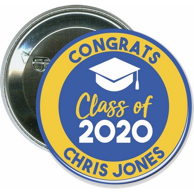 Event - Congrats Class of 2020, Graduation - 2 1/4'' Round Button