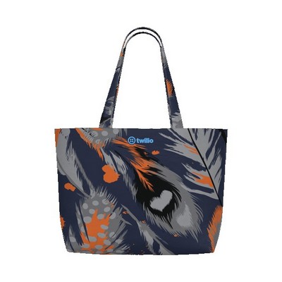 IMPORT Plum Basic Large Tote Bag