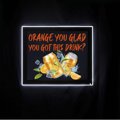 23"W x 18"H Luxe Glo Edge