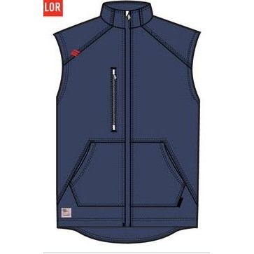FR DuraLight Stretch Canvas Navy Vest