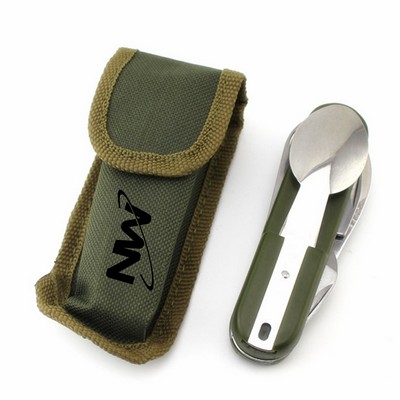 Camping Multifunctional Folding Tableware