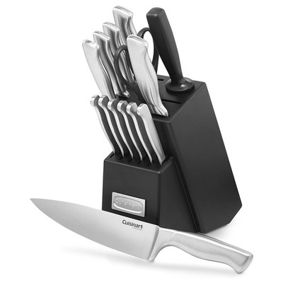 Cuisinart® Stainless Steel Hollow Handle 15-Piece Cutlery Block Set