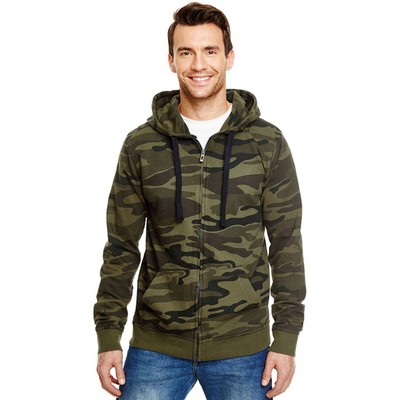 Burnside Mens Camo Hoodie