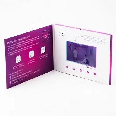 5.0 -inch LCD Screen Video Brochure Card