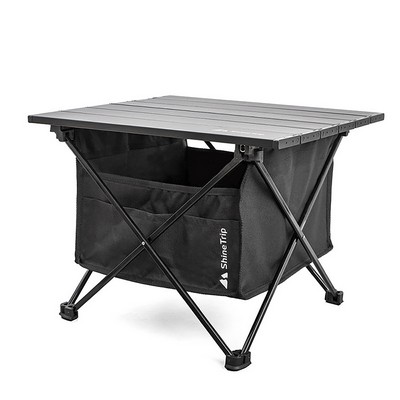 Portable Aluminum Camping Table with Storage Bag