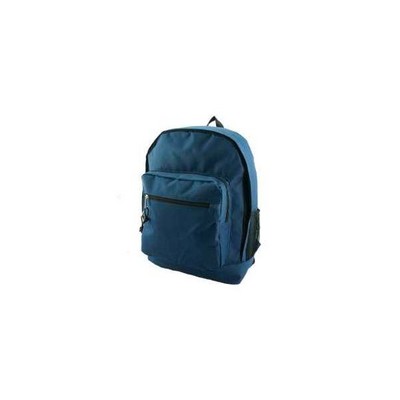 17.5 Classic Backpacks - Navy, Side Mesh Pockets (Case of 24)