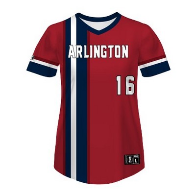 Holloway Girls' FreeStyle™ Sublimated Turbo Lightweight Short Sleeve Softball Jersey