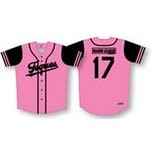 Two Tone Baseball Jersey w/Double Stripe Sleeves