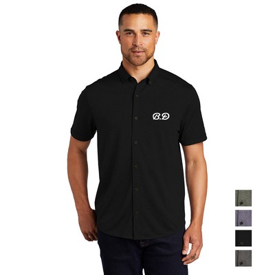 OGIO® Gravitate Full-Button Embroidered Polo