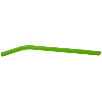 10" Green Silicone Straw