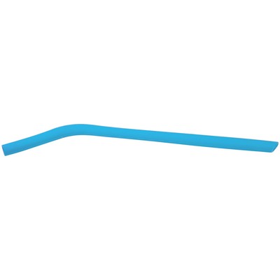 10" Blue Silicone Straw