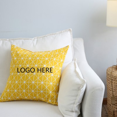 Custom Linen Throw Pillow