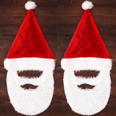 Christmas Santa Claus Bear Mask w/ Hat