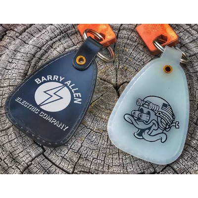 Plastic Saddle Keychain