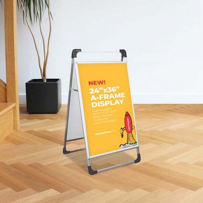 24"x36" Aluminum A-Frame Display