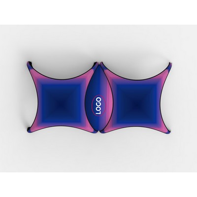 Inflatable Tent 10' printed connecting tunnel - 1-sided