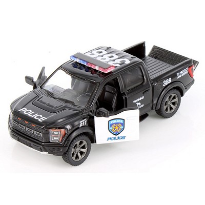 5" 2022 Ford F-150 Raptor Police Edition Die Cast