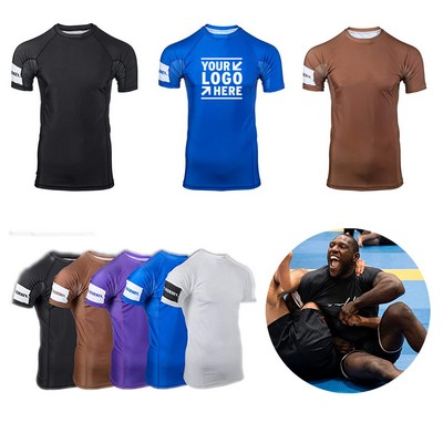Brazilian Jiu Jitsu Training Short Sleeves Shirt