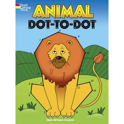 Animal Dot-to-Dot Coloring Book