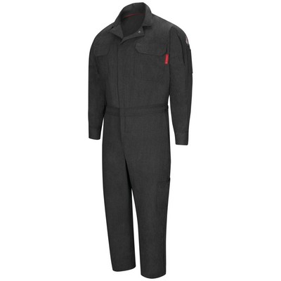 Bulwark™ iQ Series® Men's Enhanced Visibility Mobility Coverall - Navy Blue Enhanced