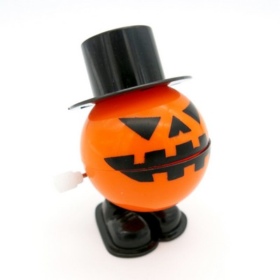 Wind Up Wear a top hat and pumpkin head