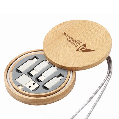 Wooden Grain Cellphone Charging Cable