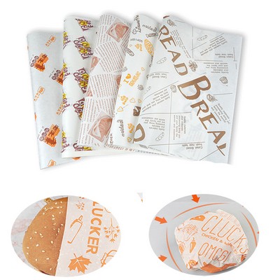 Hamburger Wrapper Paper
