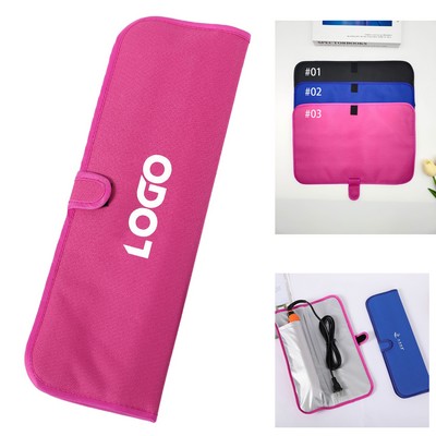 Flat Iron Heat Resistant Pouch