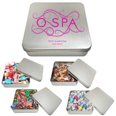 Square Small Tin Empty Email for filling options and pricing.