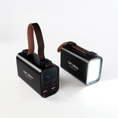 Venture, 130W Tablet/Laptop Charging Power Bank with Dual Type-C and USB Ports