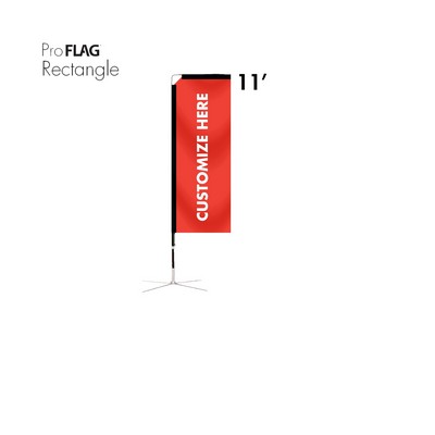 Rectangle Flag Single Sided Image