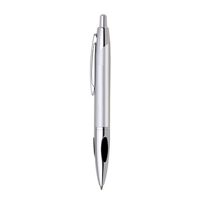 Felix Ballpoint Click Action Pen w/Silver Barrel