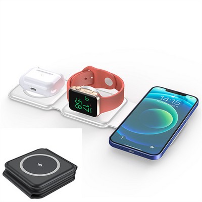 15W 3" 1 Wireless Charger Phone Stand