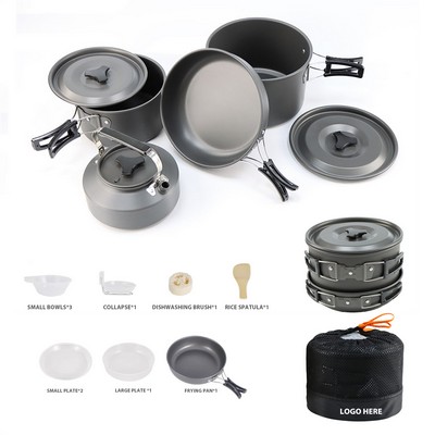 Outdoor Set Of Pots And Pans