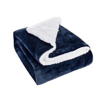 Sherpa Fleece Throw Blanket
