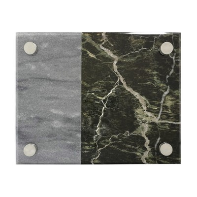 Jade Leaf Green/Gray Marble Sign (10"x?"x5")