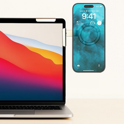 Laptop MagSafe Phone Holder