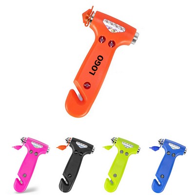 2-in-1 Multifunctional Safety Hammer Car Window/Breaker