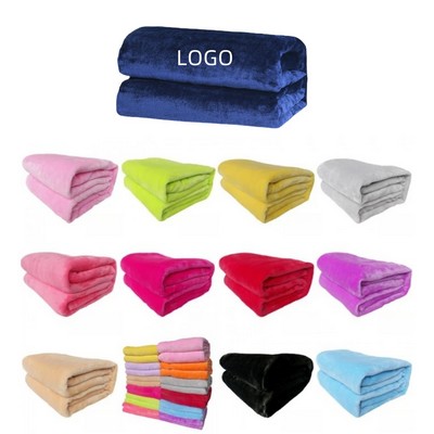 60" x 80" Flannel Fleece Blanket