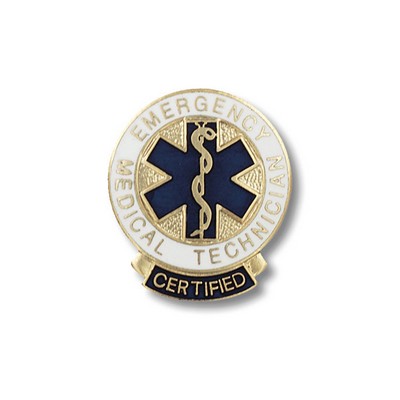 Prestige Medical - Certified Emergency Medical Technician Cloisonne Pin